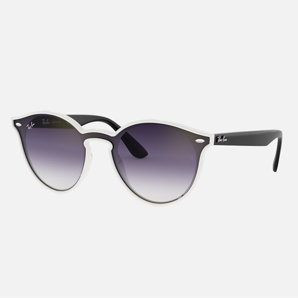 Ray-Ban BLAZE RB4380N Sunglasses in Matte White